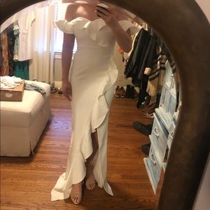 Likely Miller Off the Shoulder Gown